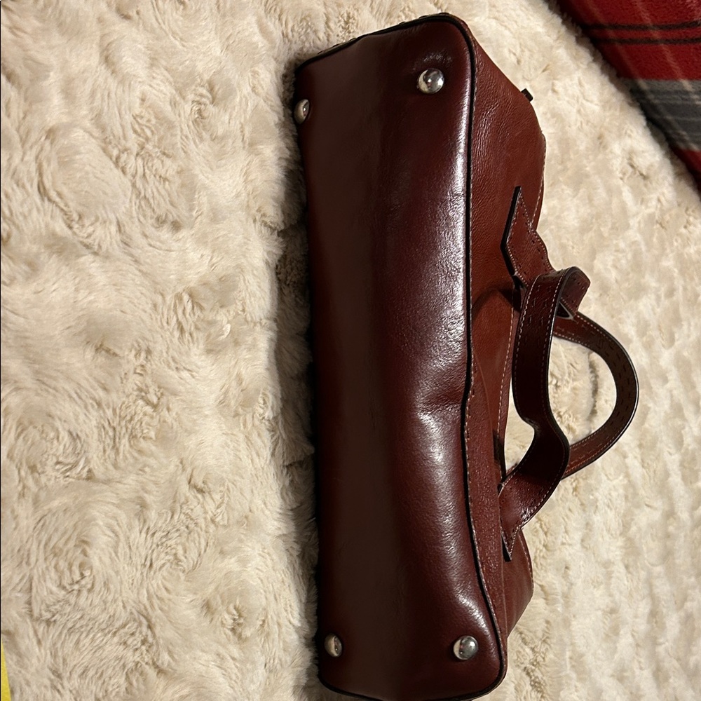 Fossil Rich Brown Leather Shoulder Bag - Picture 7 of 7